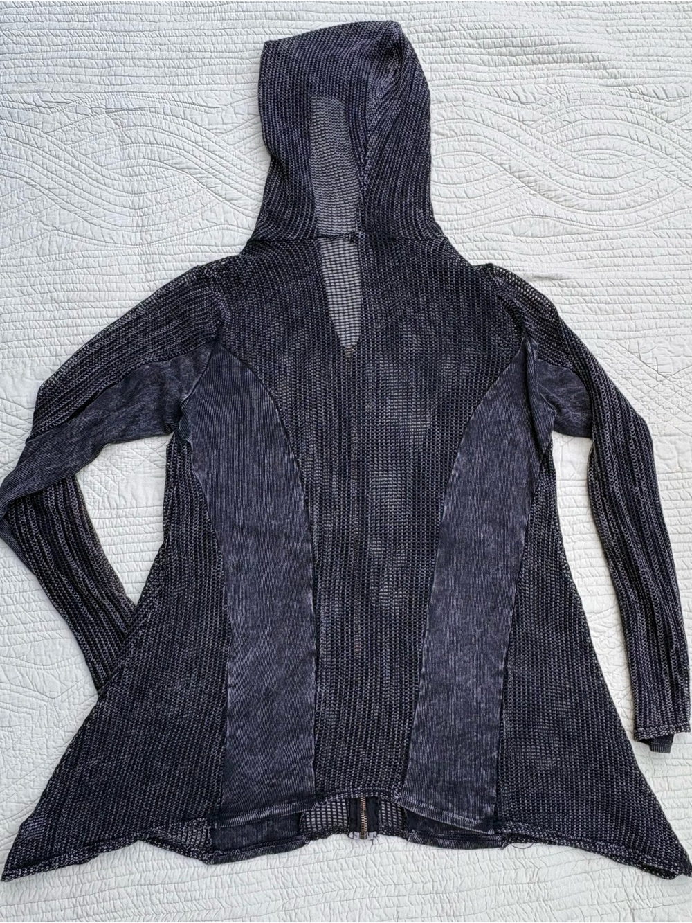 HALLOWEEN IDEA - T Party Women's Hooded Open-Knit Cardigan